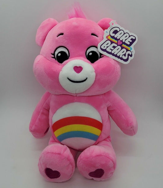 12" Pink Care Bear; Cheerful Bear