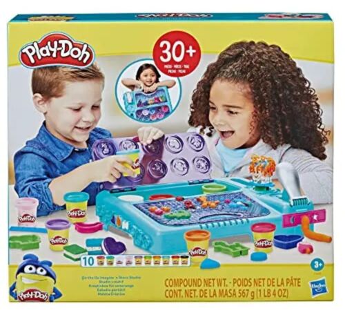 Play-Doh Set On The Go Imagine and Store Studio with 30 Tools 10 Cans