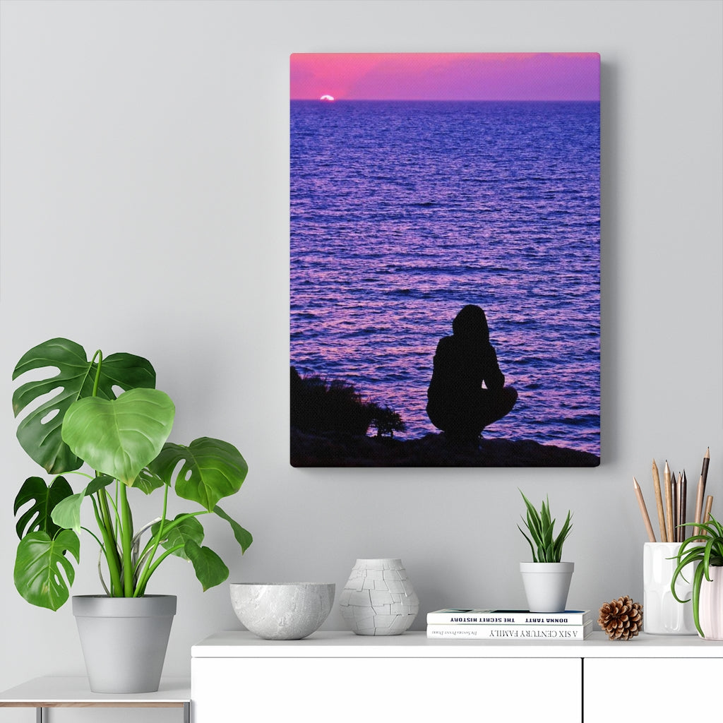 Purple Seas Canvas Gallery Wraps