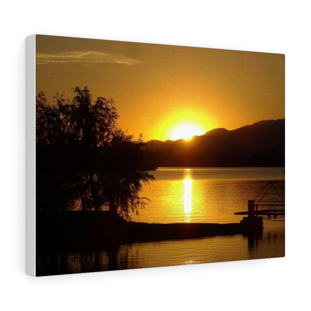 Yellow Sunset Canvas Gallery Wraps