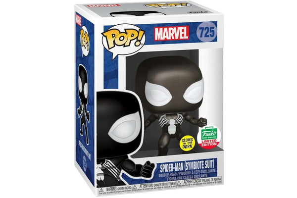 Spider-man (Symbiote Suit) Glow in the Dark Funko Shop Exclusive 725