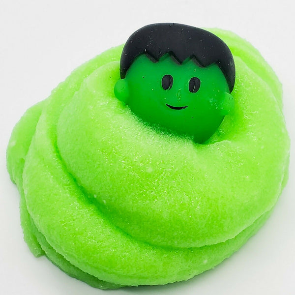 HALLOWEEN SLIME. Slushy Slime w/ Frankenstein squishy Novelty Gift Party Favor